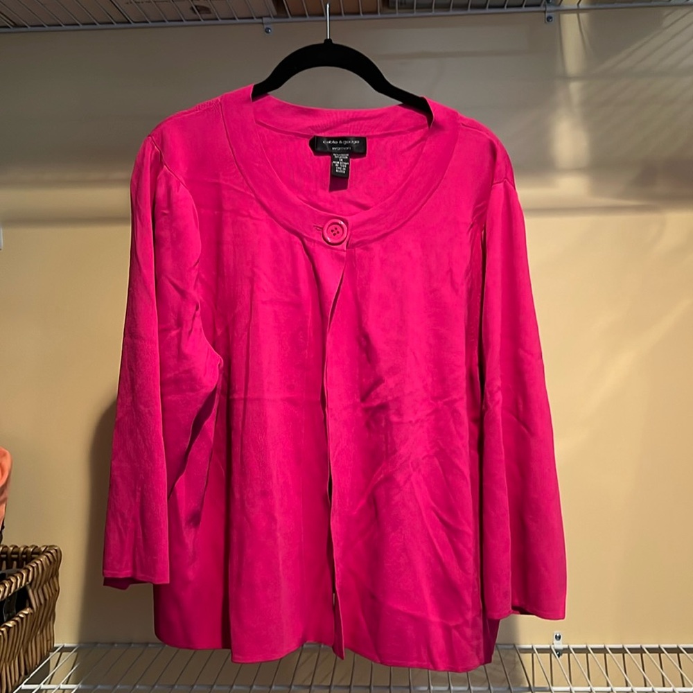 CABLE & GAUGE Cardigan Sz 1X